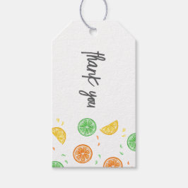 Etiqueta para regalo cítricos ギフトタグ