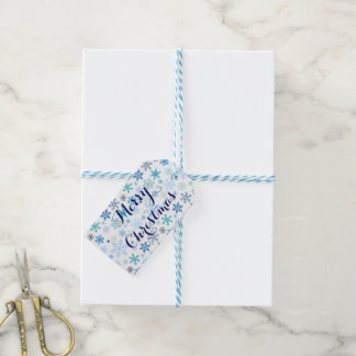 Etiqueta Para Regalo Copos de Nieve ギフトタグ