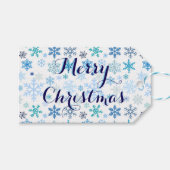 Etiqueta Para Regalo Copos de Nieve ギフトタグ (正面(横))