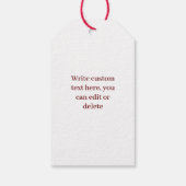 etiqueta para regalo dia de San Valentin ギフトタグ (裏面)