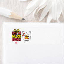 Etiqueta remitente│Eres mi mejor regalo