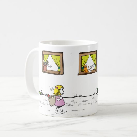 Etiquetas コーヒーマグカップ (正面左)