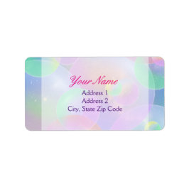 Etiquetas de Dirección - Burbujas ラベル