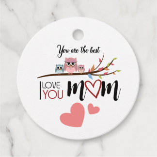Etiquetas para recuerdos para mamá "Mother's Day" フェイバータグ