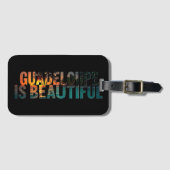 Étiquette À Bagage Guadeloupe Is Beautiful ラゲッジタグ (正面横)
