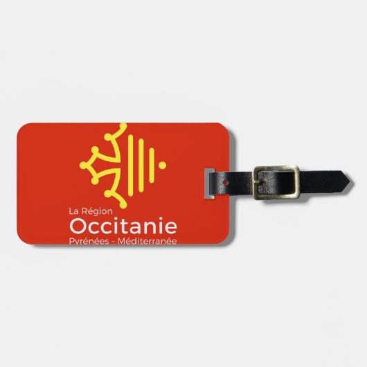 étiquette à bagage "Occitanie" ラゲッジタグ (正面横)