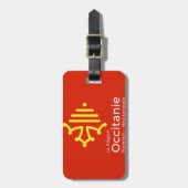 étiquette à bagage "Occitanie" ラゲッジタグ (正面縦)