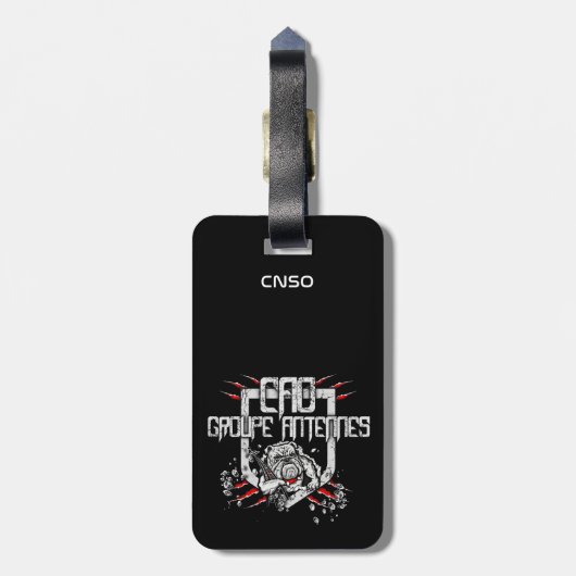 ETIQUETTE BAGAGE ANTENNE ラゲッジタグ (裏面縦)