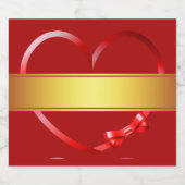 Etiquette Bouteille de Sparkling Wine personnalisa スパークリングワインラベル (シングルラベル)