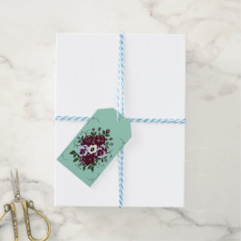 Étiquette Cadeau Botanique – Bouquet de Violettes ギフトタグ