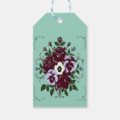 Étiquette Cadeau Botanique – Bouquet de Violettes ギフトタグ (裏面)