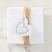 Étiquette cadeau de mariage Gris フェイバータグ (箱)