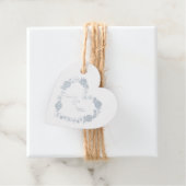 Étiquette cadeau de mariage Gris フェイバータグ (箱)