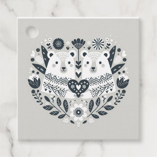 Etiquette-cadeau de Noël (lot de 12) フェイバータグ (正面)