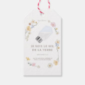 Etiquette cadeau "Je suis le Sel de la Terre" ギフトタグ (正面)