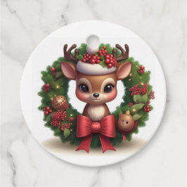 Étiquette Cadeau "Renne" フェイバータグ