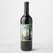 Étiquette de vin. Bon retour au pays ワインラベル (正面)