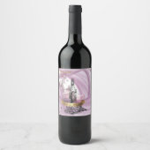 Étiquette de vin. Cuvée de l'amitié ワインラベル (正面)