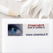 étiquette étanchéité certifié ラベル (インサイチュ)