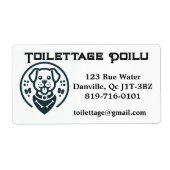 Étiquette personnalisable ラベル (正面)