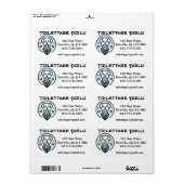 Étiquette personnalisable ラベル (フルシート)