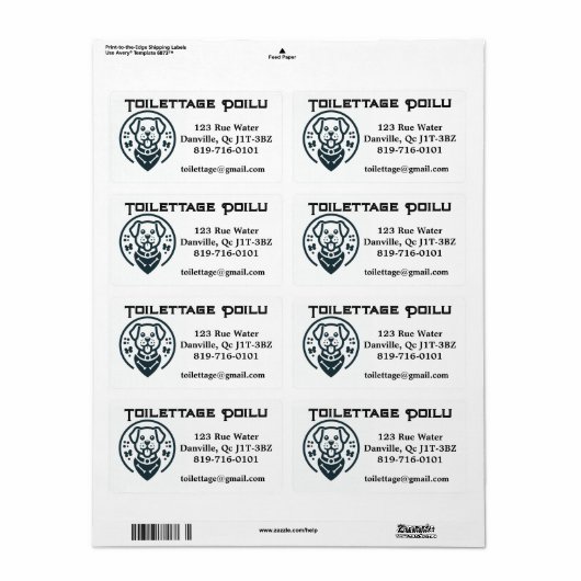 Étiquette personnalisable ラベル (フルシート)