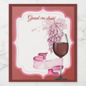 Étiquette Pour Bouteilles De Vin Lot d'étiquettes  ワインラベル (シングルラベル)