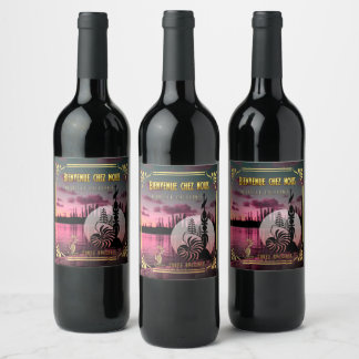 Étiquette Pour Bouteilles De Vin lot d'étiquettes ワインラベル