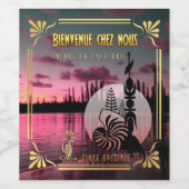 Étiquette Pour Bouteilles De Vin lot d'étiquettes  ワインラベル (シングルラベル)