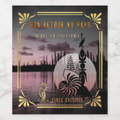 Étiquette Pour Bouteilles De Vin lot d'étiquettes  ワインラベル (シングルラベル)