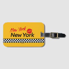 Étiquettes à bagages Taxi NY & Red Kiss ラゲッジタグ