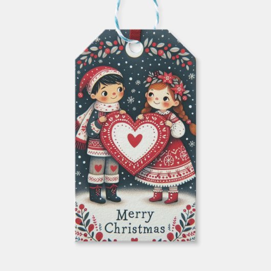 Etiquettes-cadeaux de Noël ギフトタグ (正面)