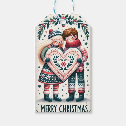 Etiquettes-cadeaux de Noël ギフトタグ (正面)