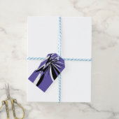 Étiquettes Cadeaux Graphiques Violettes ギフトタグ (より糸付き)