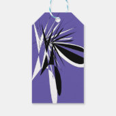 Étiquettes Cadeaux Graphiques Violettes ギフトタグ (裏面)