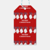 Étiquettes Cadeaux "Merry Christmas" – Bordure Rou ギフトタグ (正面)