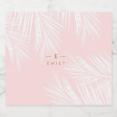 Etiquettes personnalisées tropical bouteilles リキュールボトルラベル (シングルラベル)