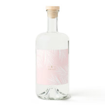 Etiquettes personnalisées tropical bouteilles 