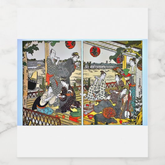 Étiquettes pour bouteilles d'alcool ワインラベル (シングルラベル)