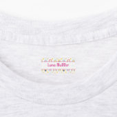 Etiquettes Vêtements pour enfant Arc en ciel ラベル (貼付)