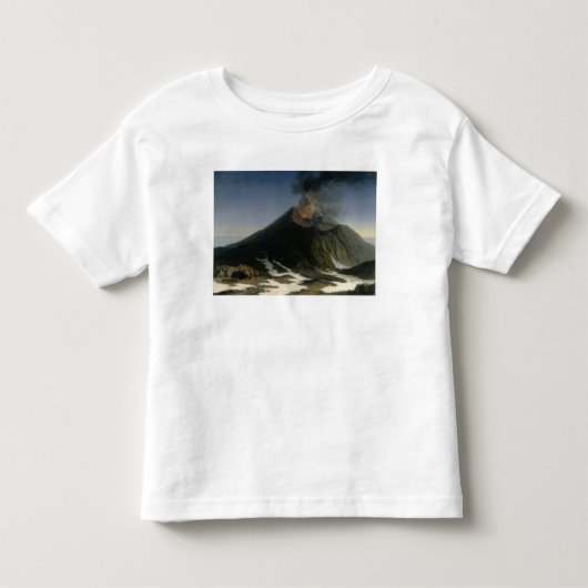 Etnaの噴火 トドラーTシャツ (正面)
