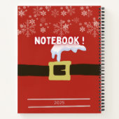 Étoiles d'Hiver : Mon Carnet 2025 ノートブック (裏面)