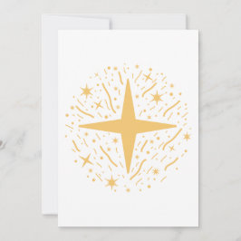 Etoiles et confettis pour le Nouvel An シーズンカード