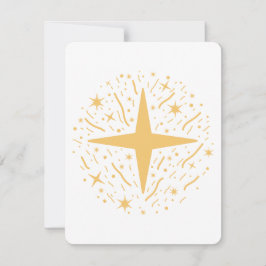 Etoiles et confettis pour le Nouvel An シーズンカード