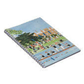 Etonの大学のボートの行列 ノートブック (右側)