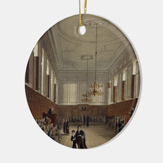 「Etonの大学の歴史」からのEtonの学校部屋、 セラミックオーナメント (左)