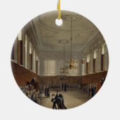 「Etonの大学の歴史」からのEtonの学校部屋、 セラミックオーナメント (裏面)