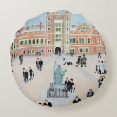 Etonの大学校庭1991年 ラウンドクッション (裏面)