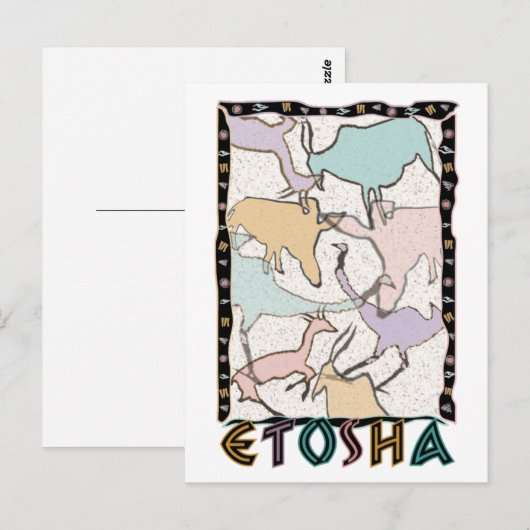 etoshaはがき ポストカード (正面/裏面)