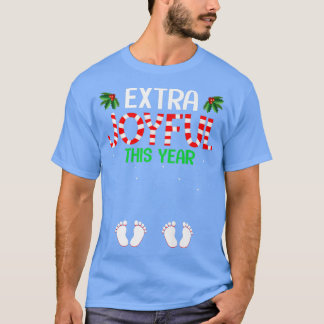 Etra喜び今年の妊娠発表Chris Tシャツ